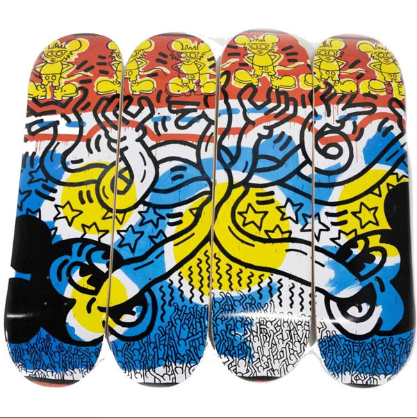 Diamond - Keith Haring Hands By Mickey Mouse 4 Deck Set